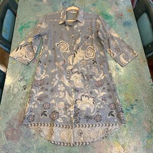 Beach Cover Shirt Dress